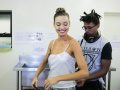 Mikaela Getting Mic'd Up 