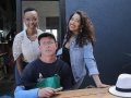 Pabi & Zakeeya With Kevin