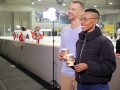 Pabi Moloi With Mentor Jonathan